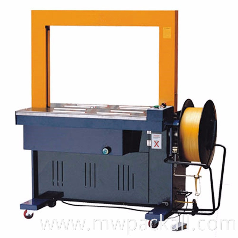 Cartons board package strapping machine with side strapping